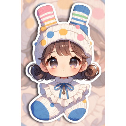 網拍班115-1#20號 #襪子IP #文創設計 #Line貼圖 #人像Q版鑰匙圈 #似顏繪 #插畫 #公仔