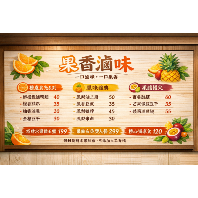 魯小小水果酵素滷味